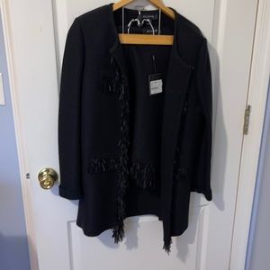 ST John caviar suit jacket size 8